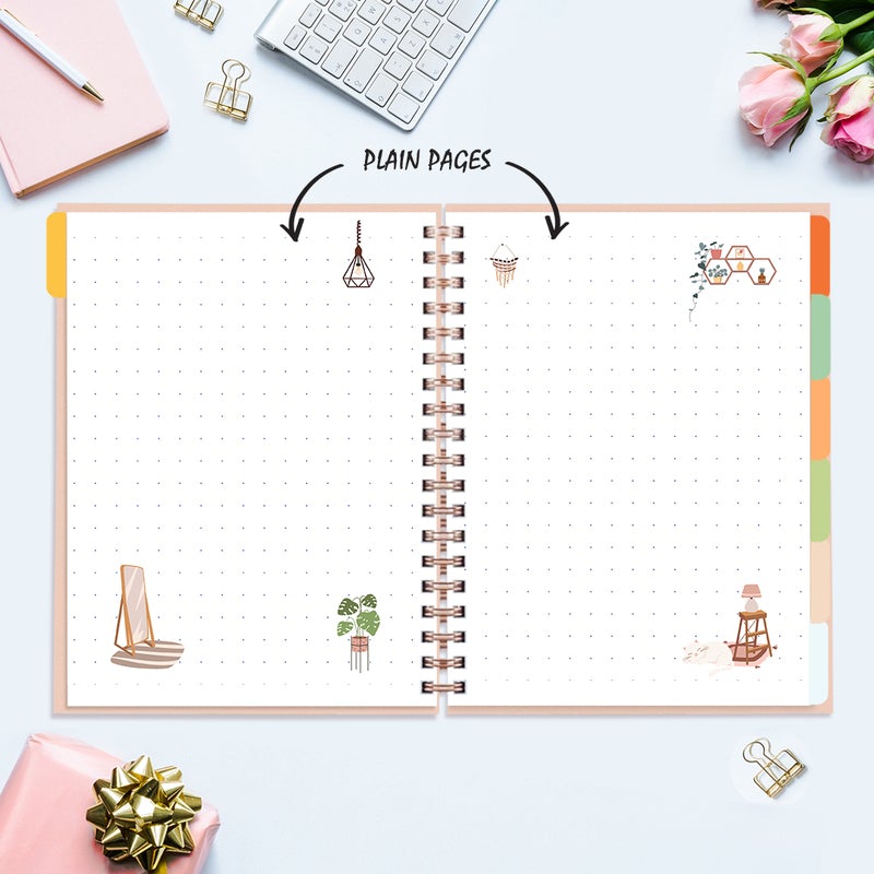 Undated Yearly Planner - Wake Up Beauty, Time To Beast Undated Planners June Trading   