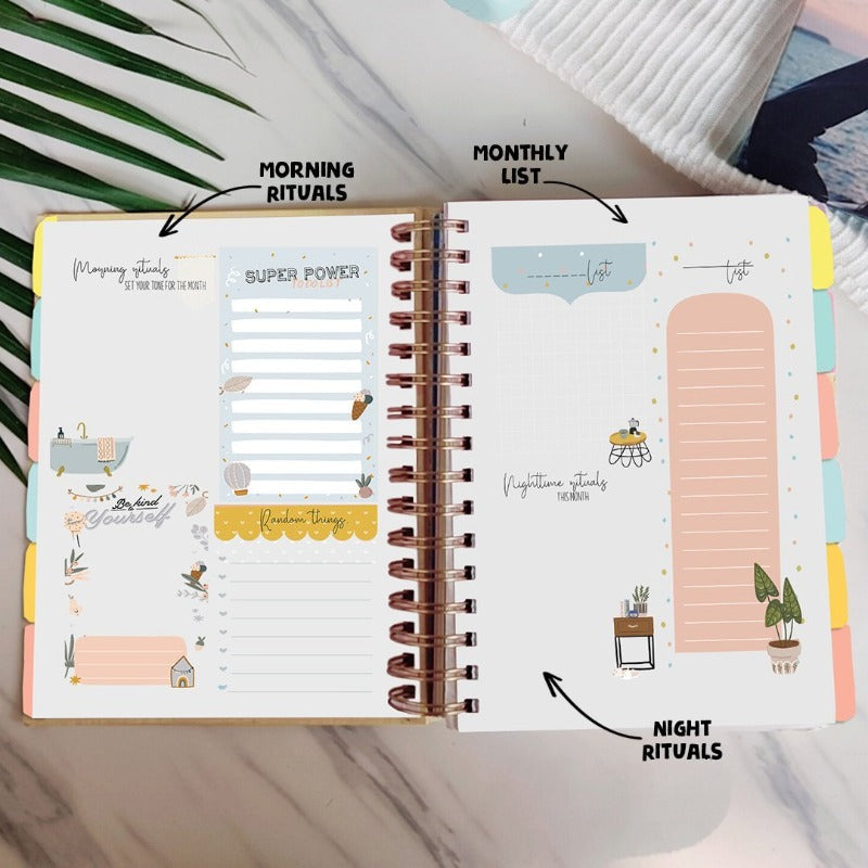 Undated Yearly Planner - Sassy Girl Undated Planners June Trading   