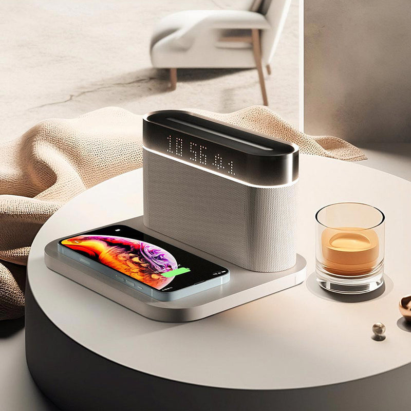 ZenWake Sound System: Detachable Speaker and Charging Dock Combo