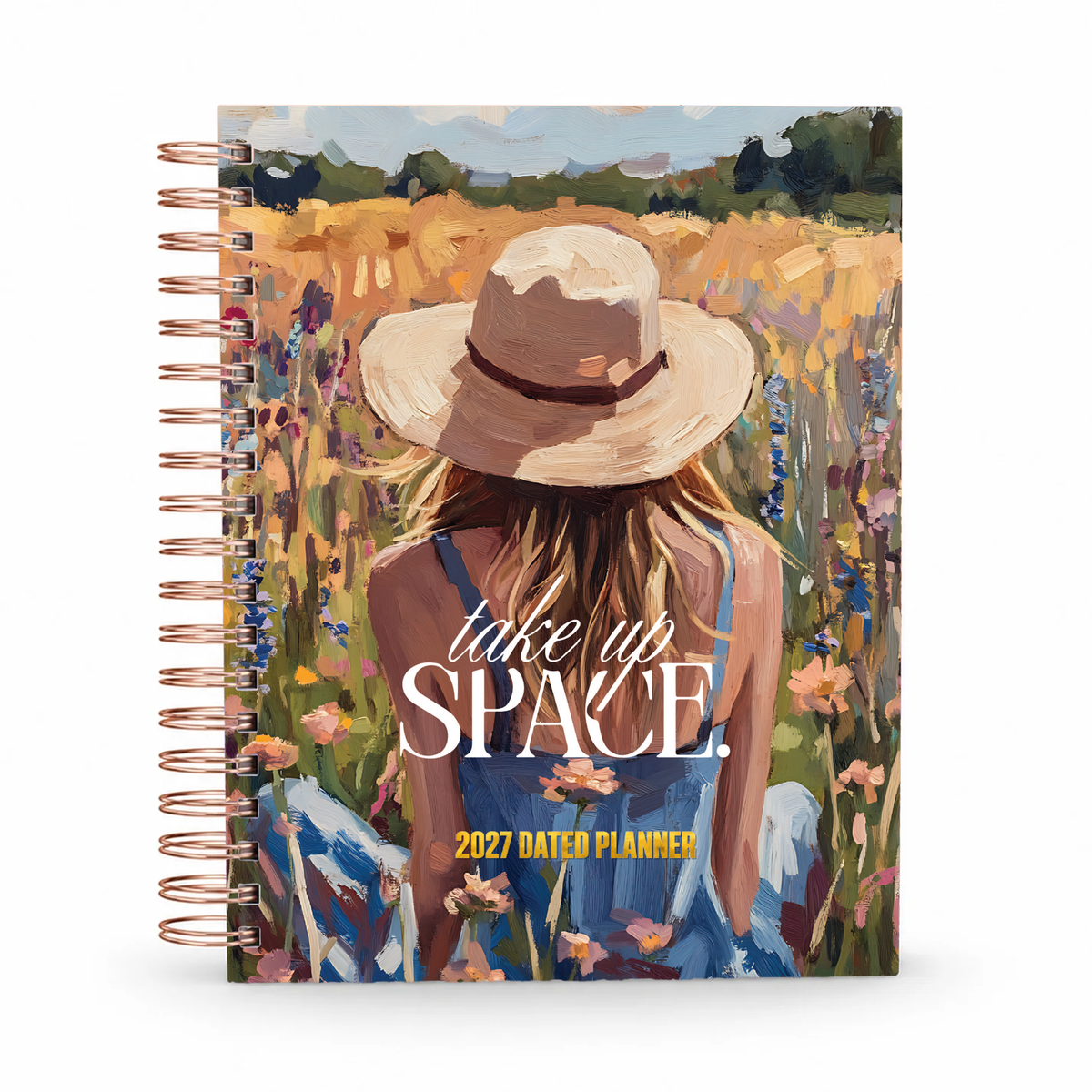 Take Up Space 2027 dated planner cover