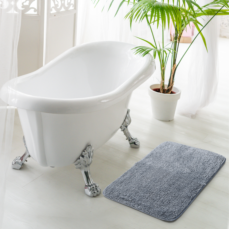 Sashaa World Pack Of 2 Micro Fiber Bathmat Blue Color