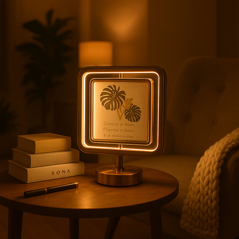 Square Photo Frame Touch Sensor Lamp