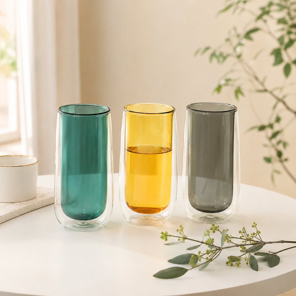 Premium Tinted Double Walled Glass