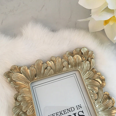 Arcane Petal Accent Photo Frame Desk Photo Frame The June Shop   