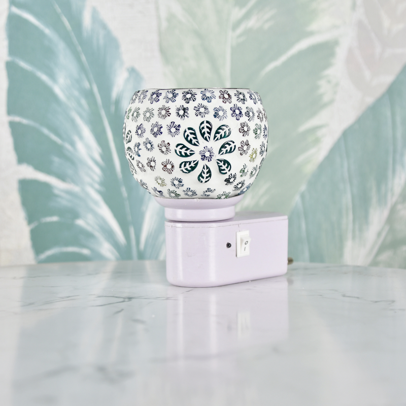 Sowpeace Floral Mosaic Camphor Lamp