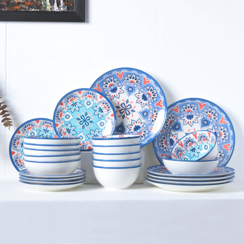 Zanzibar Accent 24 Piece Luxury Dinner Set Dinner Sets June Trading   