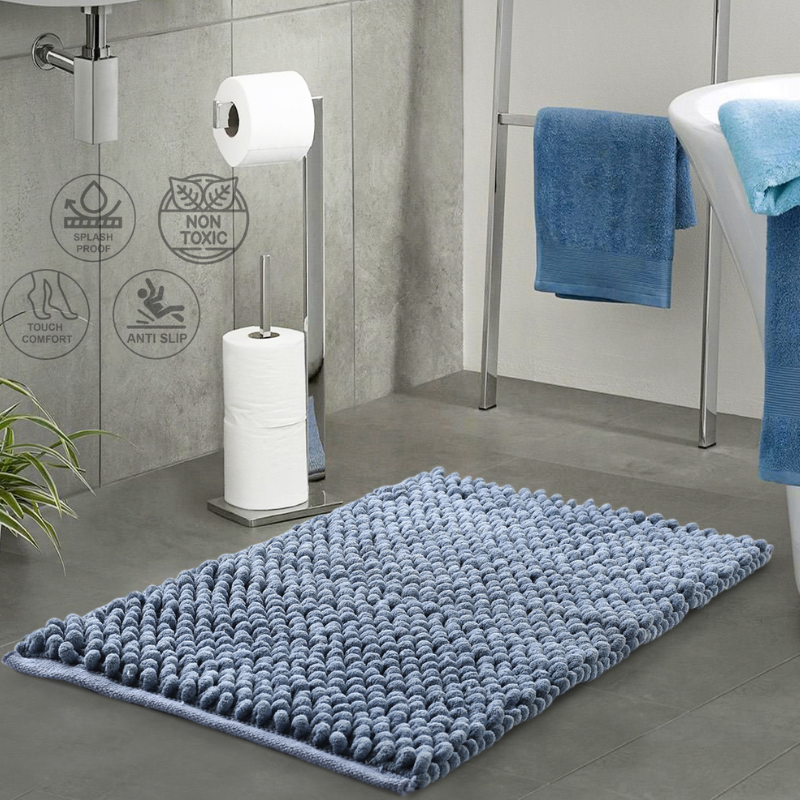 Bubble Bathmat Blue Color