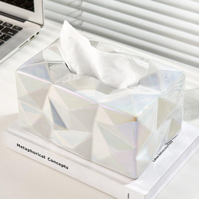 Prism Luxe Ceramic Tissue Holder