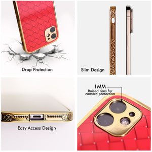 Rose Gold Carved Edge Luxury iPhone 11 Pro Max Case iPhone 11 Pro Max June Trading   