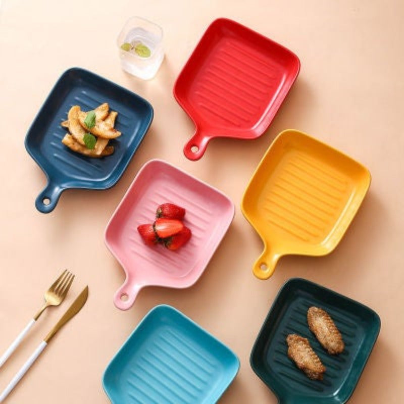 Colourful Grill Serving Plate Serving Plates June Trading   