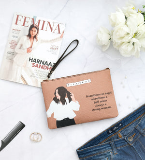 Strong Women-Big Canvas Pouch Pouch Pipa Box   