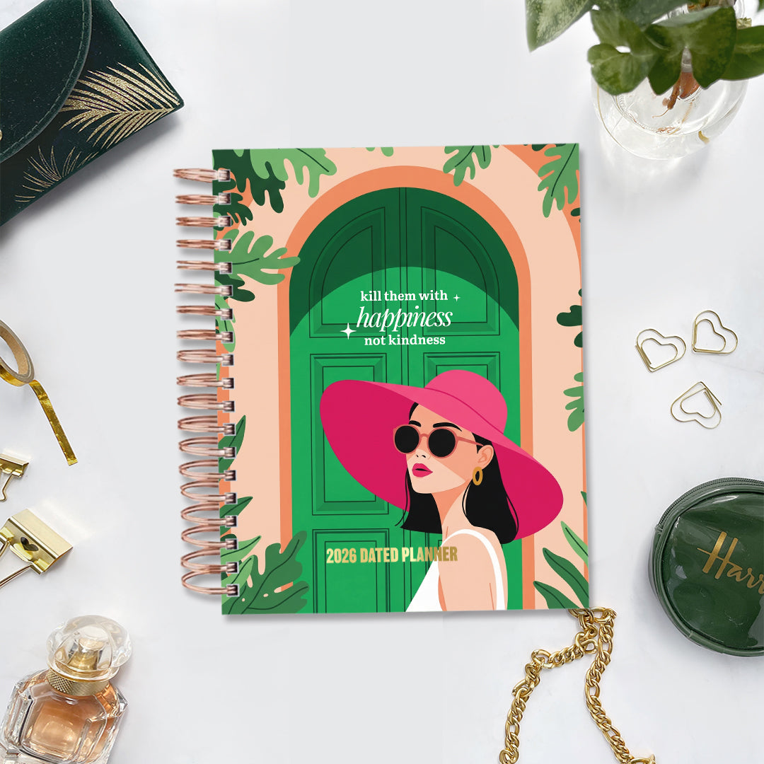 2026 Dated Planner - Kill Them With Happiness