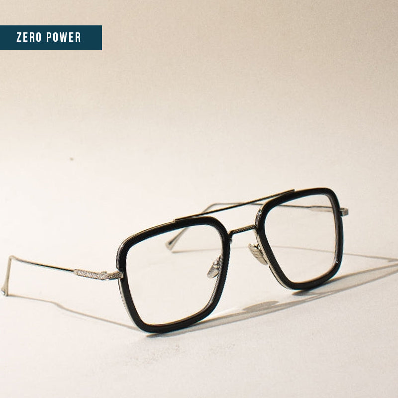 Legendary Rectangle Clear Sunglasses