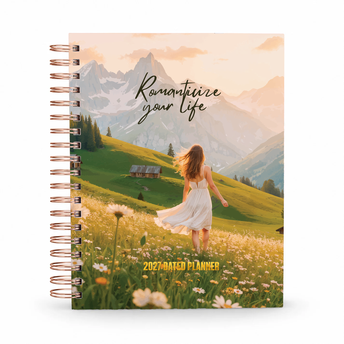Romanticize Your Life 2027 dated planner cover