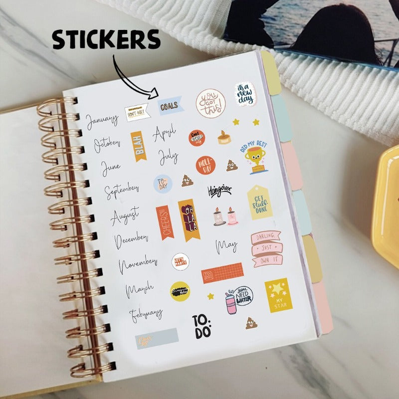 Undated Yearly Planner - Sassy Girl Undated Planners June Trading   