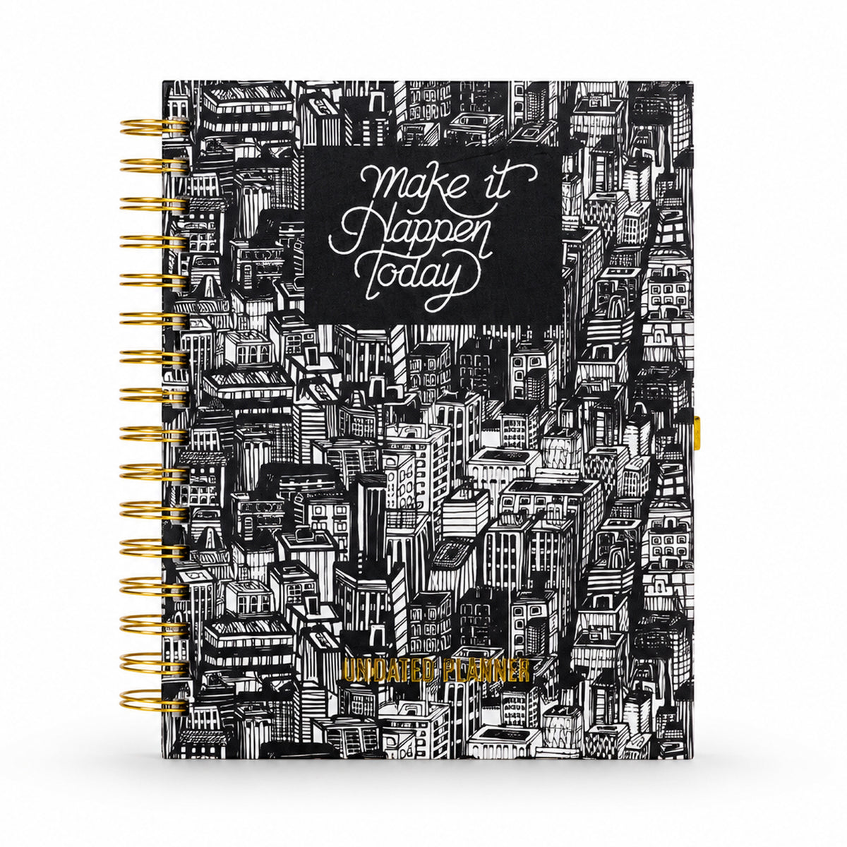Undated Yearly Planner - Make It Happen Today