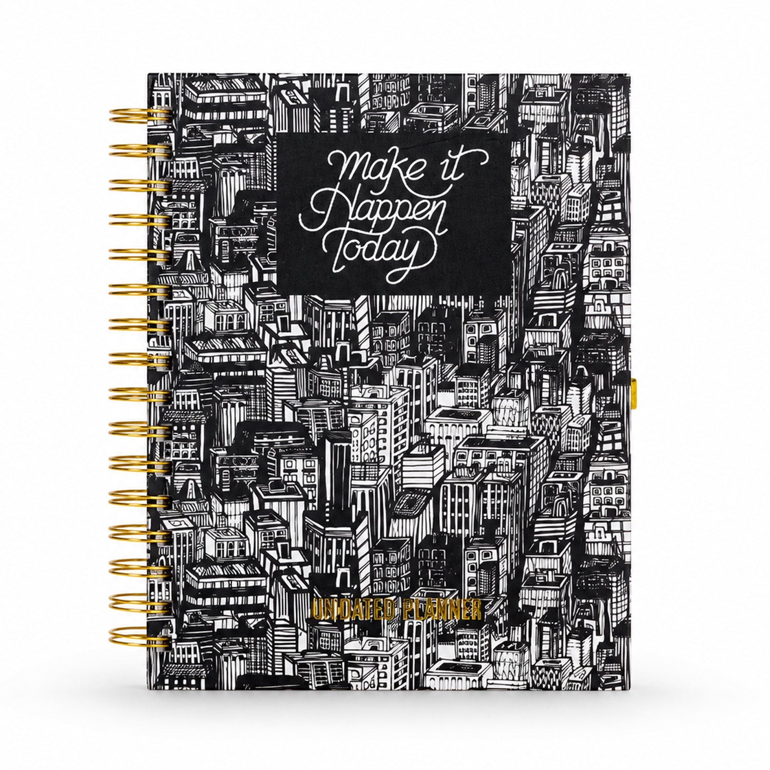 Undated Yearly Planner - Make It Happen Today
