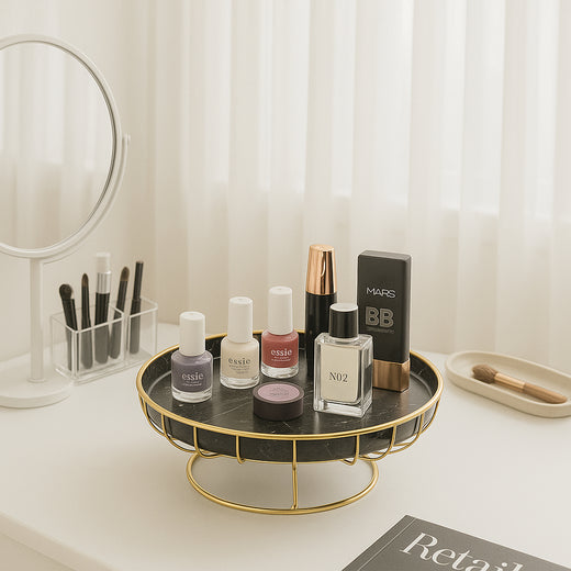 Artistic Ebony Organiser Centerpiece
