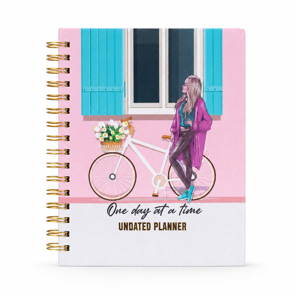 One Day At A Time — Undated Planner + Ultimate Sticker Book