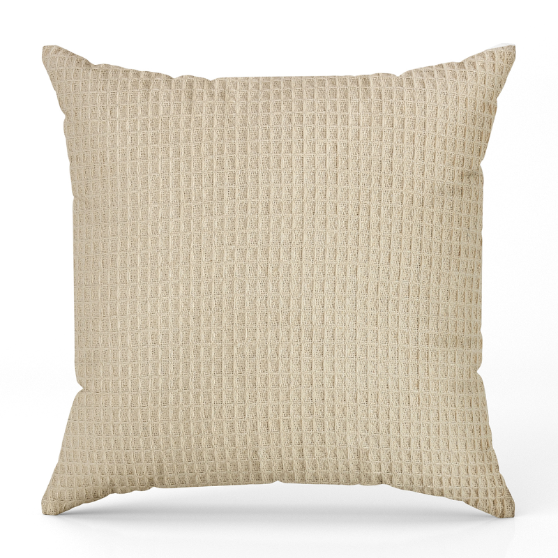 Waffle Cushion Cover (Ivory)