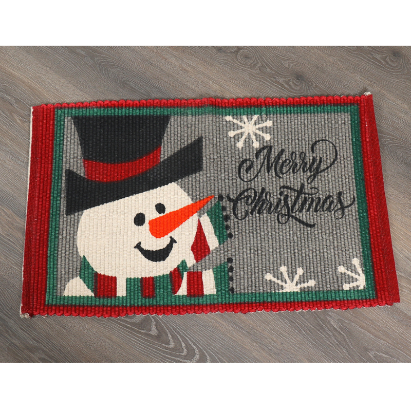 Snowman Christmas Rug