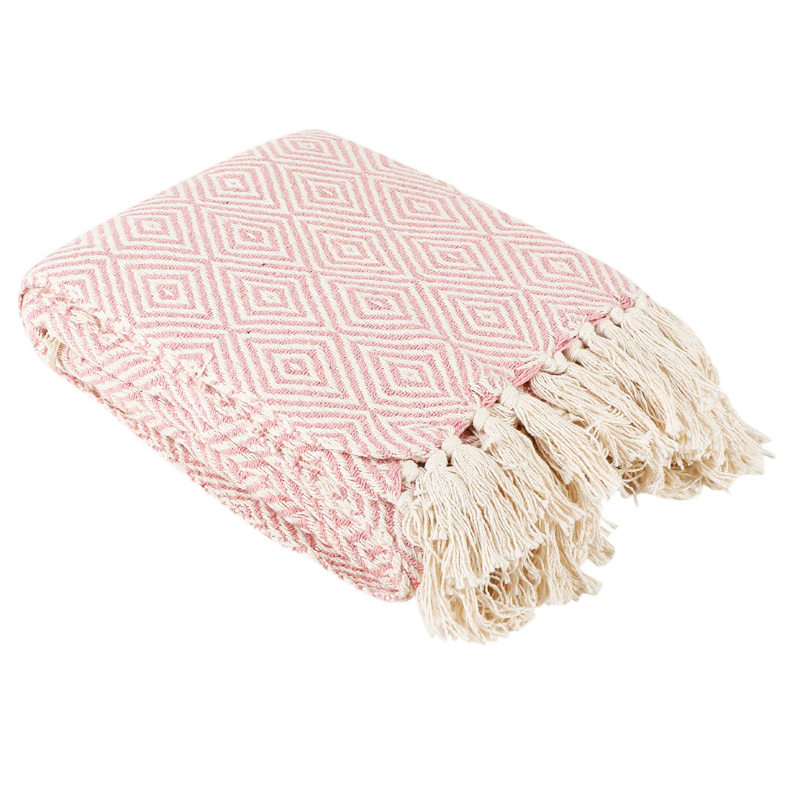 Cotton Diamond Throw