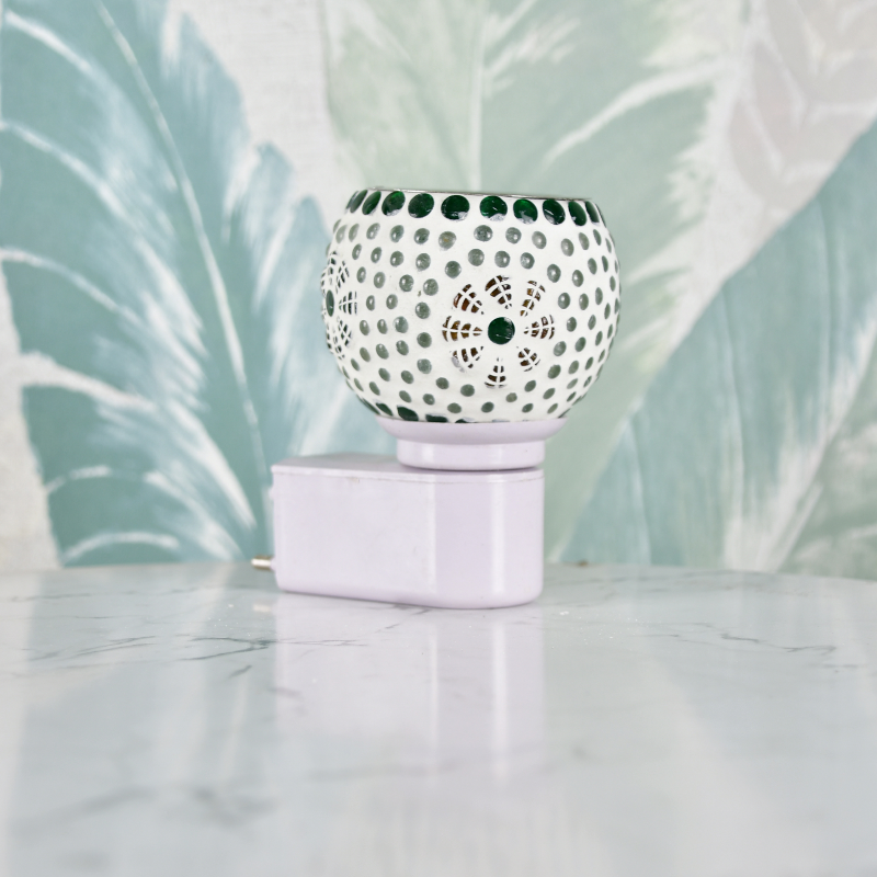 Sowpeace White Green Camphor Diya