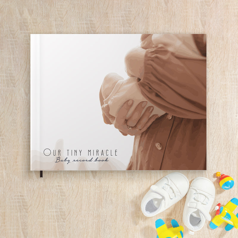 Baby Record Book - Tiny Miracle Baby Record Books June Trading   