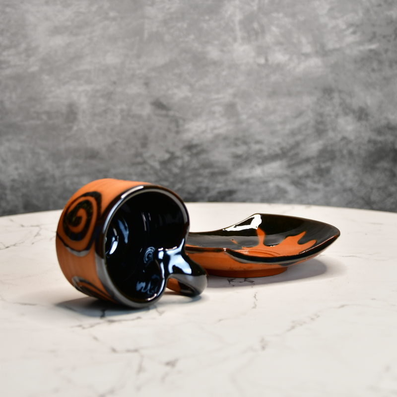 Terracotta Square Tea Cup (Set of 2)