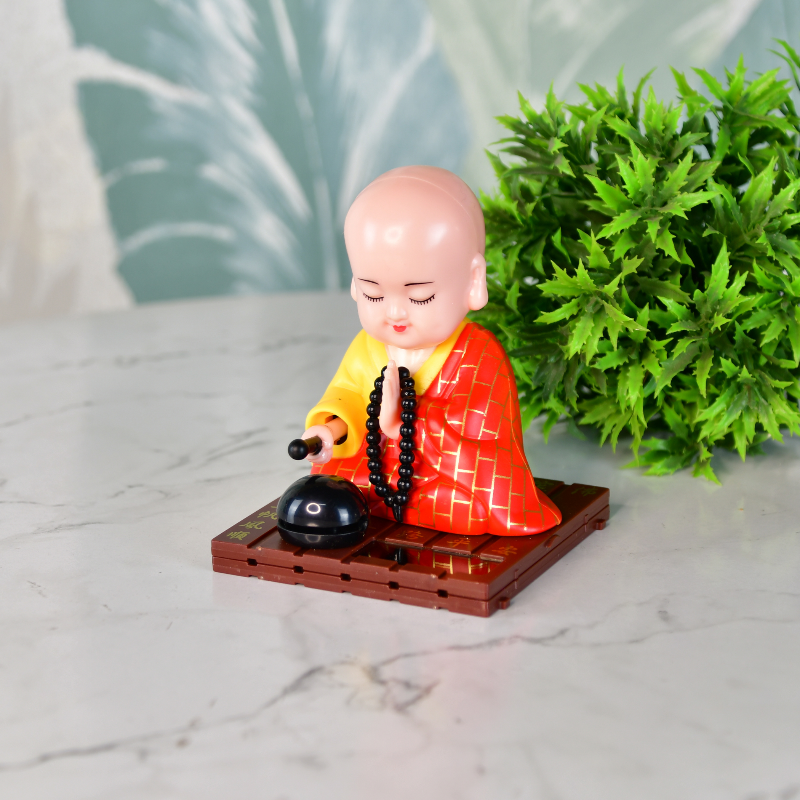 Sowpeace Solar Monk Buddha Statue