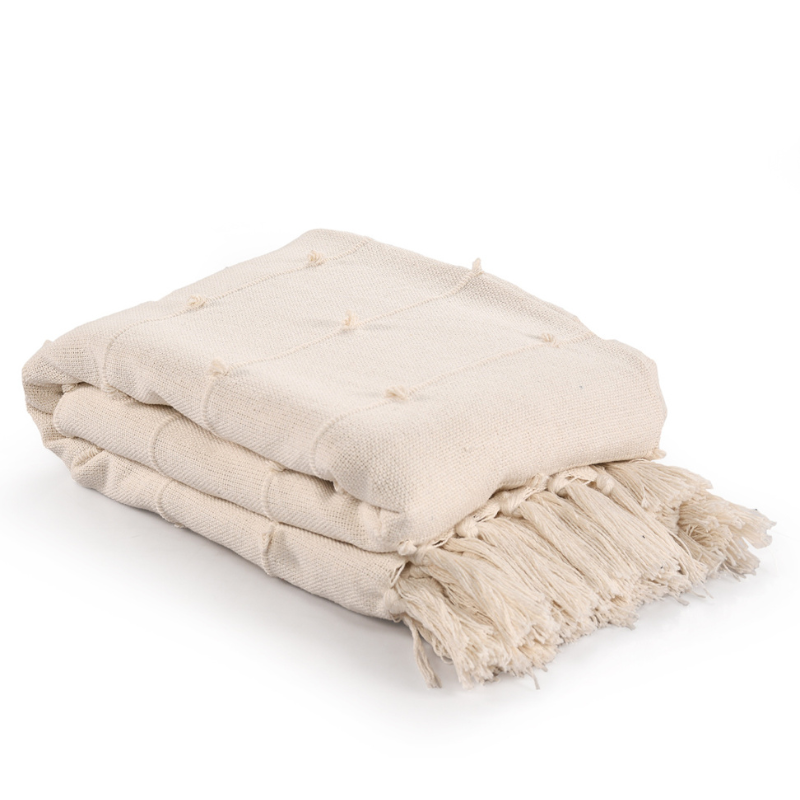 Bohemian Tassels Throw Blanket