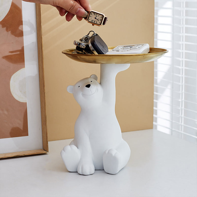 Polar Paws Gold Trinket Holder