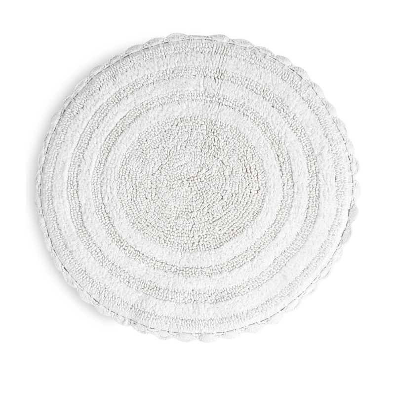 Sashaa World Round Reversible Crochet Bathmat