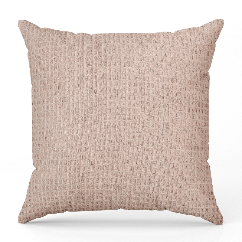 Waffle Cushion Cover (Pink)
