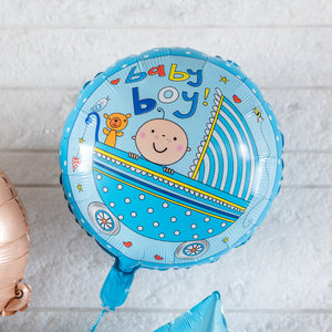 Cute Baby Boy Balloon (Set) Balloon June Trading   