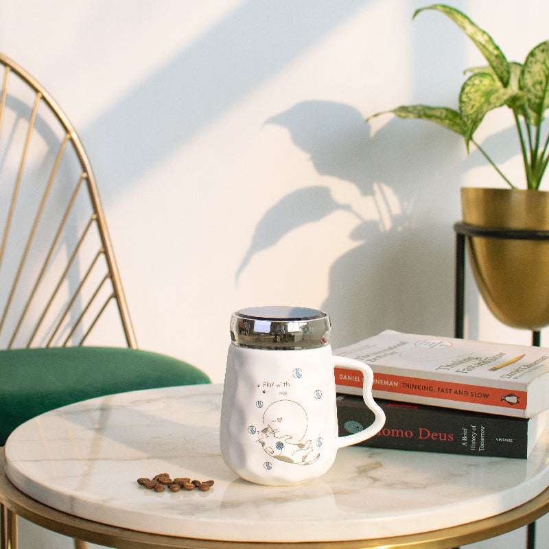 Whimsical Coffee Mug With Assorted Lid Coffee Mugs ERL   
