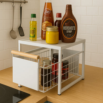 SpaceMax Pull-Out Kitchen Shelf