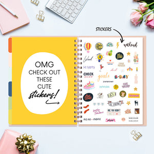 Shine Like The Universe - Undated Yearly Planner Undated Planners June Trading   