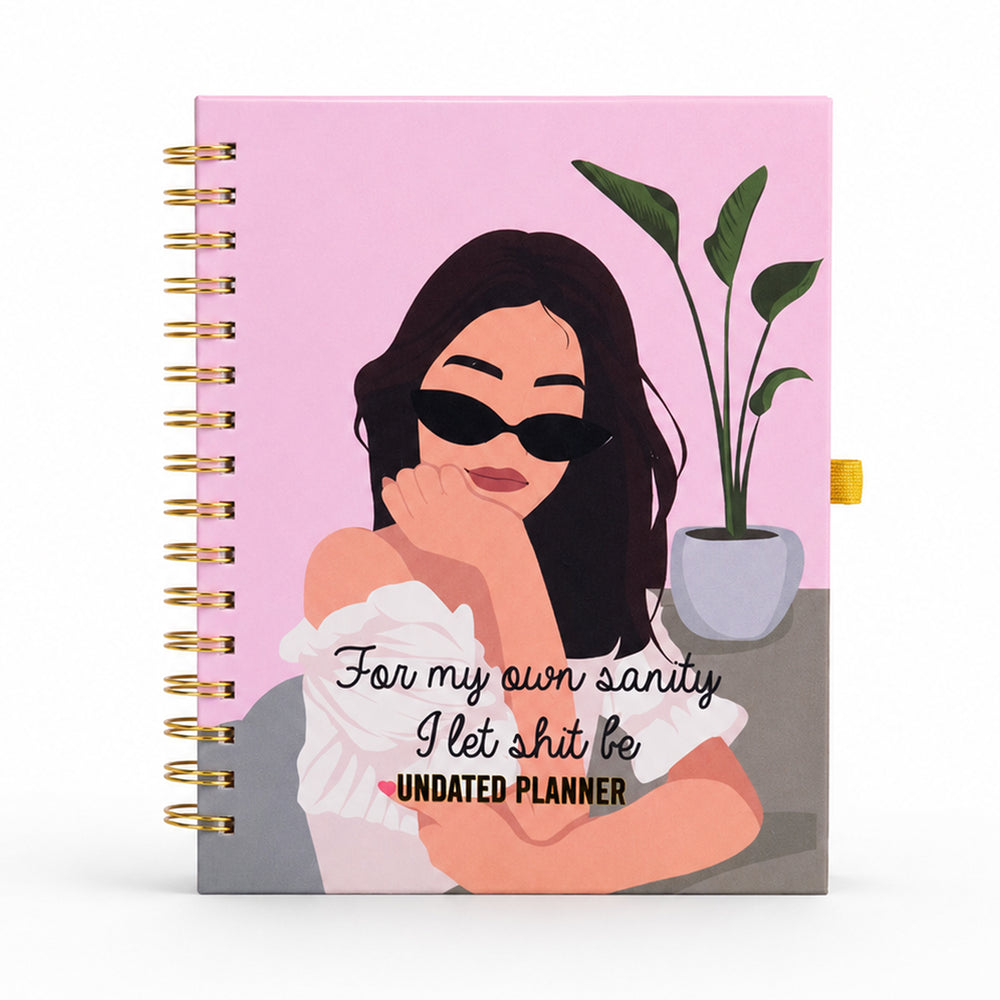 Let Sh*t Be — Undated Planner + Ultimate Sticker Book