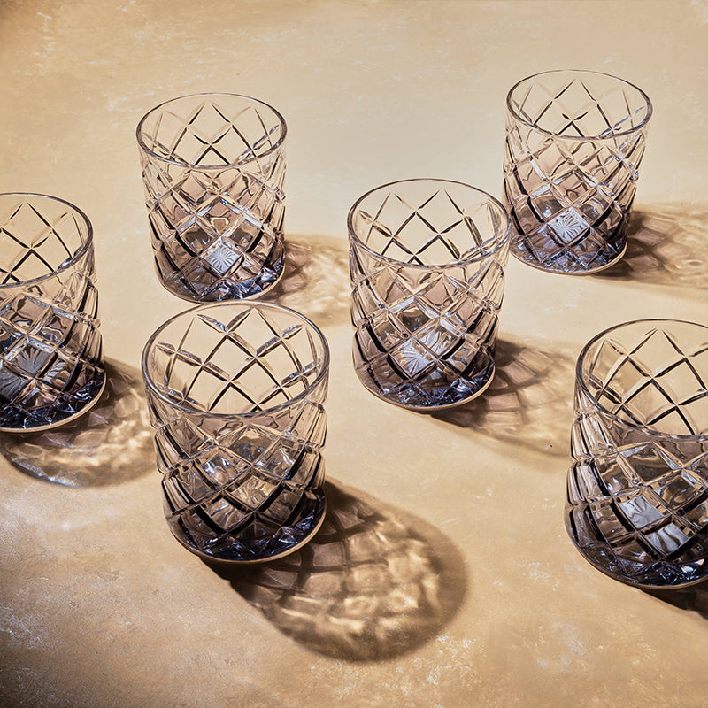 Midnight Prism Crystal Glasses (Set Of 2)