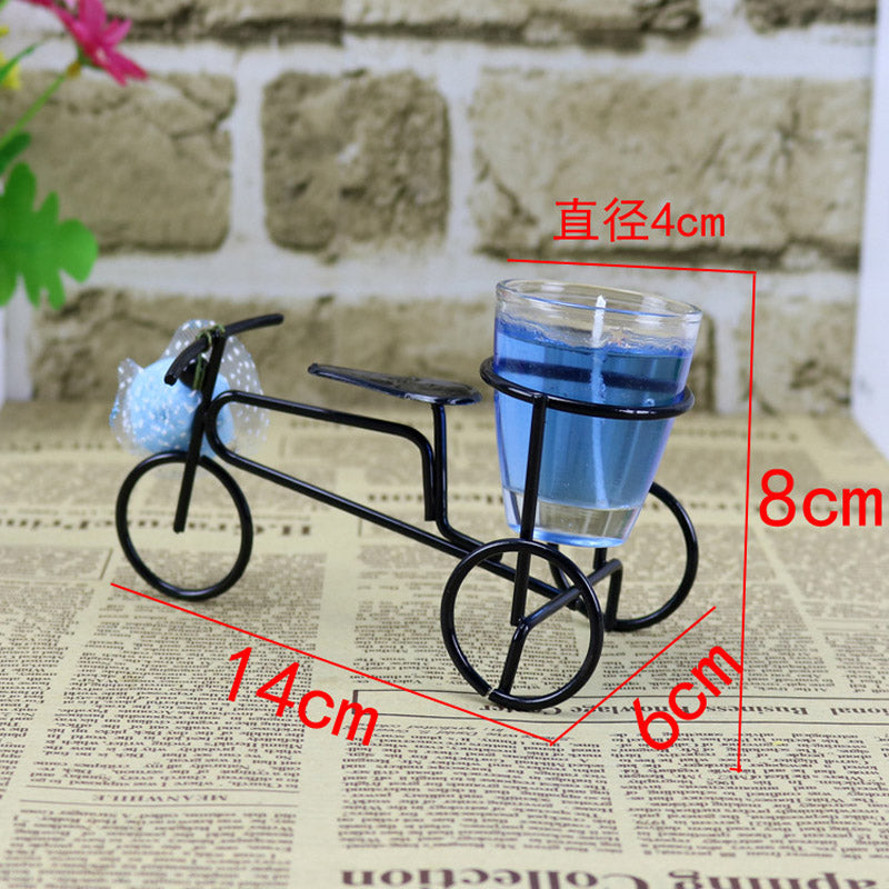 Bicycle Jelly Candle Stand Candles June Trading   