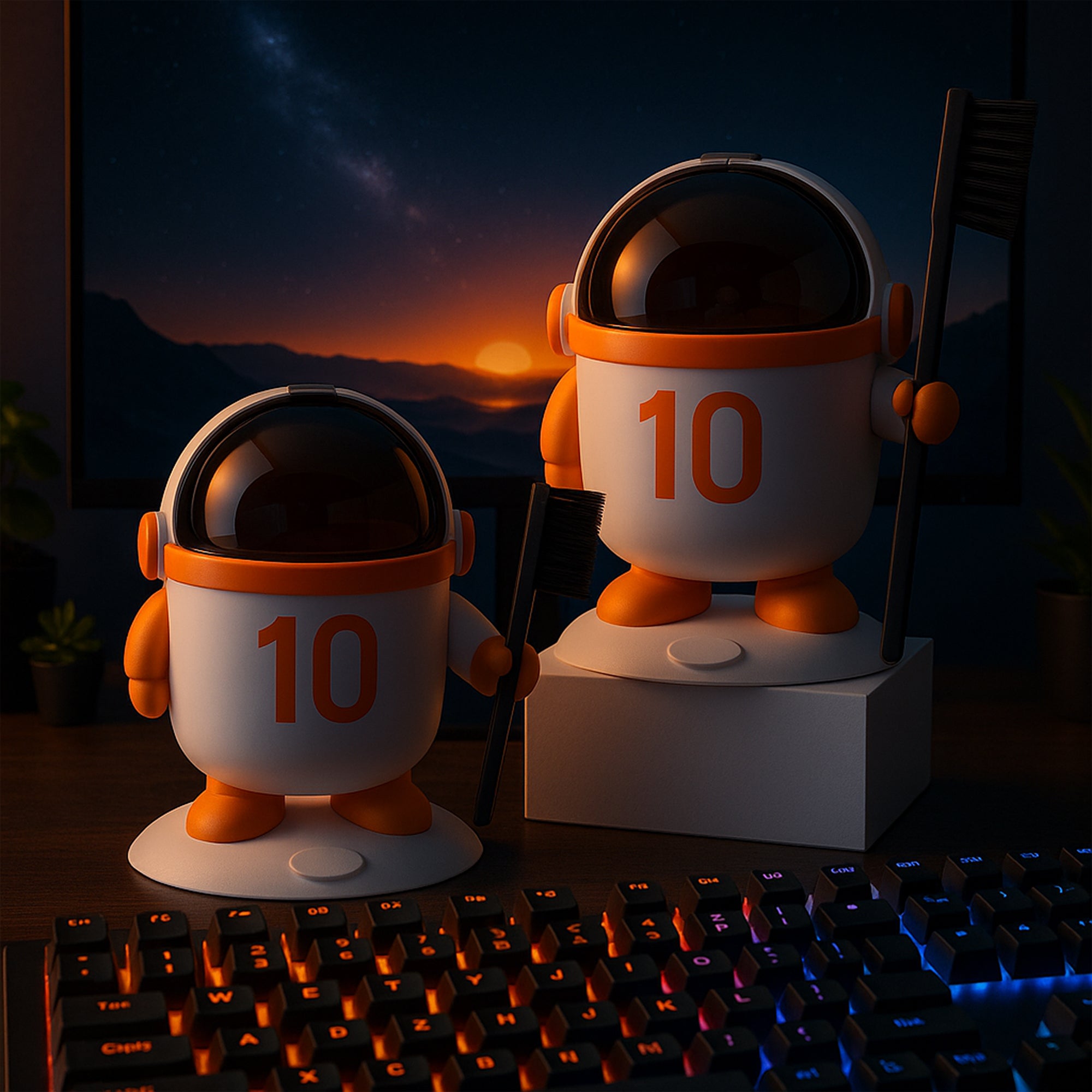 Cosmic Tidy Astronaut Desk Bin