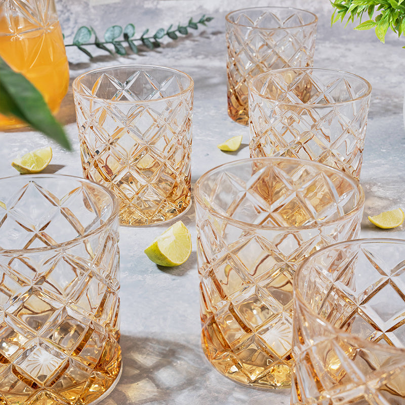Sunset Prism Crystal Glasses (Set Of 2)