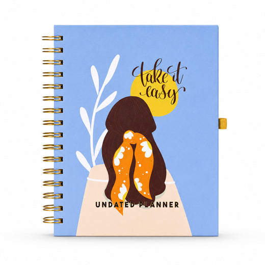 Undated Yearly Planner - Take It Easy