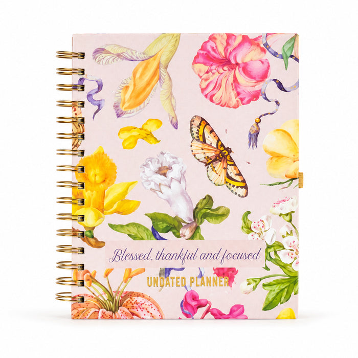 Blessed, Thankful & Focused — Limited Edition Undated Planner