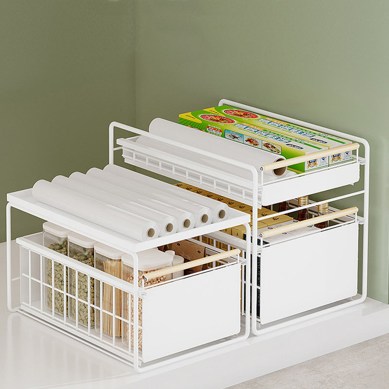 Contemporary Dual Storage Cart Organiser