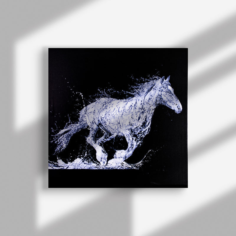 Water Horse On The Move Canvas Painting Canvas Painting June Trading   
