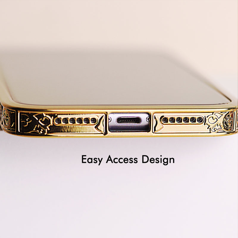 Marble Pattern Rose Gold Edge iPhone 11 Pro Max Case iPhone 11 Pro Max June Trading   