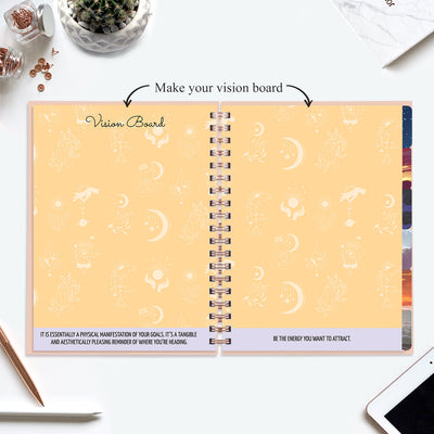 Undated Yearly Planner (2025 Collection) Rich Girl Era + Ultimate Sticker Book