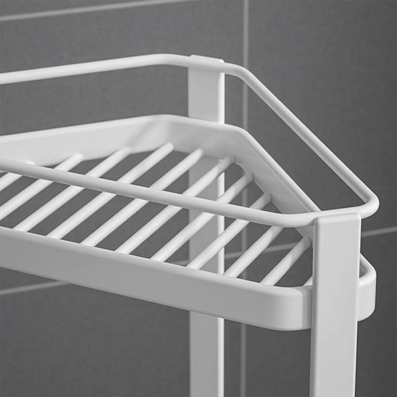 Clutter-Free Corner Stand with Dual Shelves